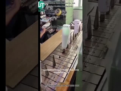 چاپگر صفحه منحنی چاپ شکل بیضوی برای بطری پلاستیکی