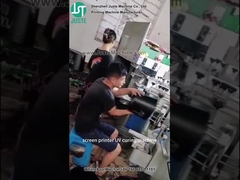 چاپگر صفحه منحنی چاپ شکل بیضوی برای سطل پلاستیکی